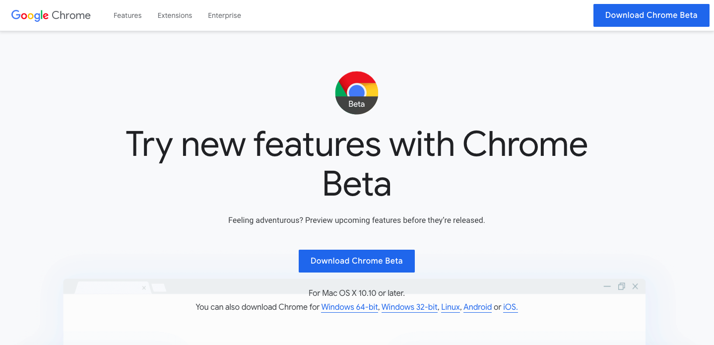 older versions of chrome for mac